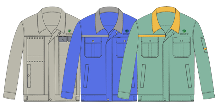 工裝工作服款式圖 職業服裝設計的實用與審美融合